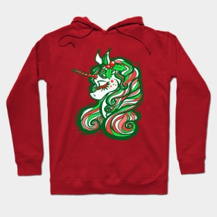 Holly Jolly Unicorn Hoodie